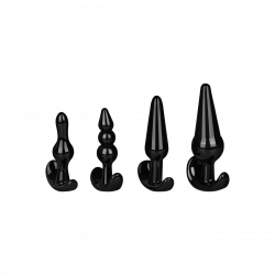 Vielseitiges Analplug-Set, 4 Teile
