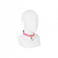Slave Halsband im Lederlook