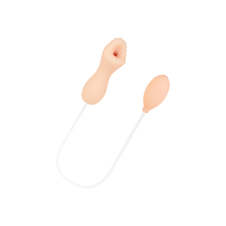 Unterdruck - Masturbator mit Handpumpe, 15 cm