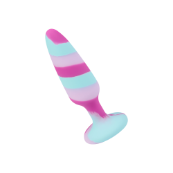 Silikon Analplug mit Saugfuß, 11 cm