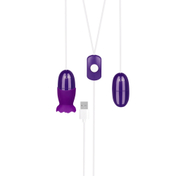 Kraftvolle Vibro-Eier mit Sleeve, 5 cm