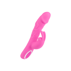 Naturnaher Rabbitvibrator aus Silikon, 21,5 cm