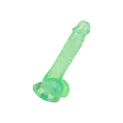 Naturdildo mit Saugfuß, 19 cm