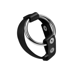 Hodengurt mit Penisring aus Metall