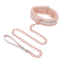 Peaches n CreaMe - Fur Collar & Leash