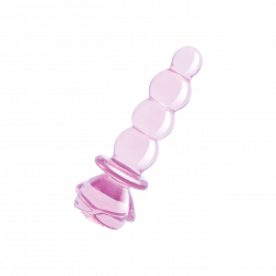 Glaze Glass - Rosebud Beaded Plug, 14 cm