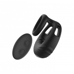 Ramrod - Strong Vibrating Cockring with Remote, 3,4-7cm