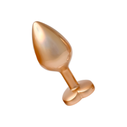 Medium Pearl Gold Plug, 8,3cm