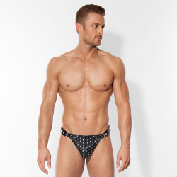 Leder-String mit Nieten
