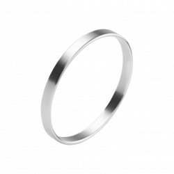 Penisring aus Edelstahl, 4,5 cm