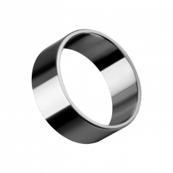 Sehr breiter Edelstahl-Penisring, 3,5cm