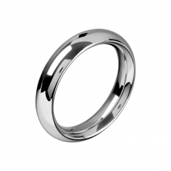 Breiter Edelstahl-Penisring, 5,5cm