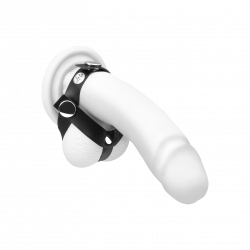 Penis-Hoden-Manschette aus Leder