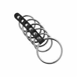 Penismanschette mit Ringen, 3,5 - 5,5 cm