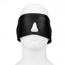 Blickdichte Leder-Maske mit Schnürung