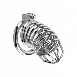 Peniskäfig mit Metallringen, 8cm