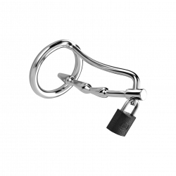 Penisplug mit Schloss, 10,5cm
