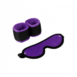 Soft Handcuffs with Mask, 2 Teile
