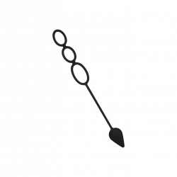 Penisring mit Analplug, 34,6cm