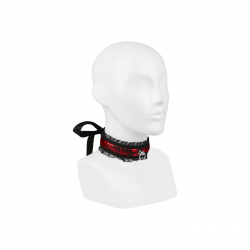 Satin Look collar