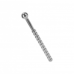 Rimba Ribbed Urethral plug hollow 10 mm