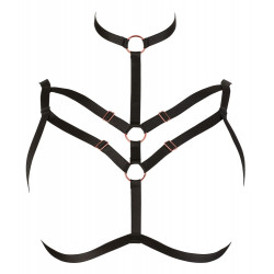 Brust-Harness in schwarz