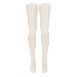 Latex-Strümpfe in weiß