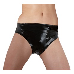 Latex-Slip mit Innen-Dildo