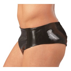 Latex-Slip mit Analdildo (M/L)