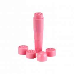 Power-Massager mit 4 Aufsätzen