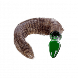 Analdildo mit Plüsch-Schweif