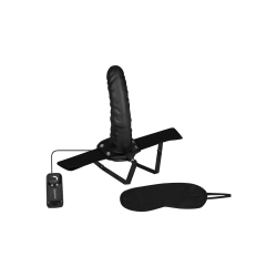 Vibrating Hollow Strap-On, 22,5cm
