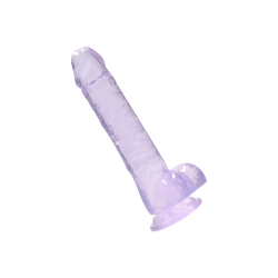 Crystal Clear - Dildo with Balls, 21cm