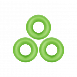 Glow in the Dark Rings, 3St., 25cm