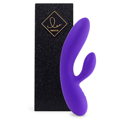 FeelzToys - Lea Rabbit Vibrator Medium Purple (Glitter)