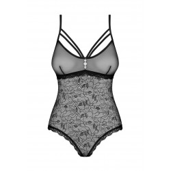 Spitzenbody schwarz L/XL