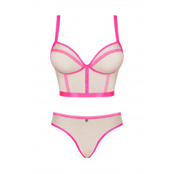 Nudelia Top & Panties in pink