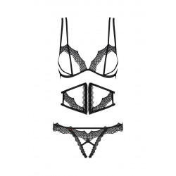 Bravelle 3-teiliges Set in schwarz