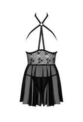 Nettsy Chemise in schwarz